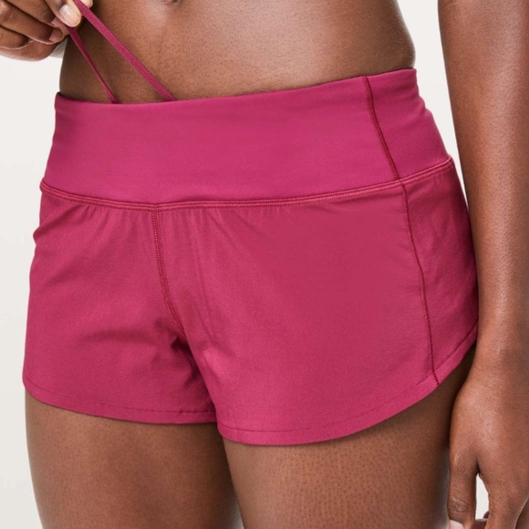 Lululemon Speed up Short 2.5” (Size 4) Dark Red - Picture 6 of 6
